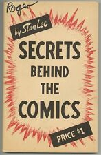 STAN LEE Secrets Behind the Comics 1947 1st PRINT Mid-grade picture