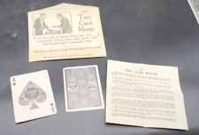 Vintage magic trick: early ADAMS' TWO CARD MONTE  picture