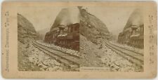 PENNSYLVANIA SV - Conemaugh Deep Cut Train Locomotive 1890s picture