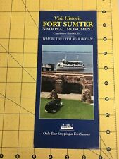 Vintage Brochure Visit Historic Fort Sumter National Monument Charleston Harbor picture