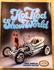 HOT ROD SHOW WORLD 1982 Annual Western Edition Magazine Very Good Condition picture
