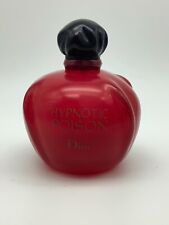 🔥HYPNOTIC POISON CHRISTIAN DIOR PERFUME BOTTLE EMPTY VINTAGE 1.7 RED picture