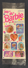 Barbie Rare Mello Smello Romance Stickers Sheet of 10 - NIP picture