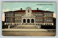 Lima OH-Ohio, Lima High School, c1911 Vintage Postcard picture