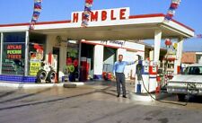 HUMBLE 1960'S GAS STATION 5x7 picture