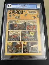 Spirou #1072 7.5 CGC OW/W - 2nd Appearance of Smurfs picture