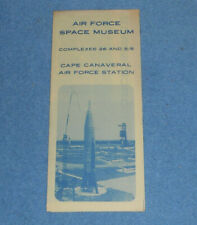 1970s Air Force Space Museum Brochure Launch Complexes 26 5/6 Cape Canaveral AFS picture