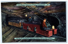 c1950s Electric Locomotive Coal Mining Antracite Region Pennsylvania PA Postcard picture