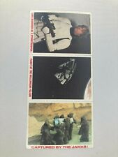 Vintage 1977-1980 STAR WARS Burger King trading Cards Single Sheet Uncut picture