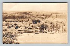 RPPC South PolME-Maine Aerial View from PolSpring House c1928 Vintage Postcard picture