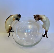 Vtg Beswick Siamese Cats Porcelain Figurines Fish Bowl Orig. Set England Mint picture