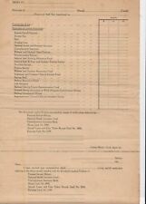 Great Western Railway Official Current Rate of Pay Particulars Form Ref 35569 picture