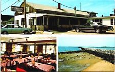 VTG Wormwood's Restaurant, Saco ME, Chrome, Unposted, Multi-View, 70s Cars picture