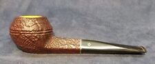 1950s Kaywoodie Relief Meerschaum 98B Blasted Bulldog Tobacco Pipe Rare.  picture