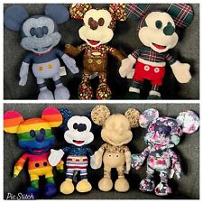 Set of 7 Disney Year of The Mouse Mickey Mouse Plush  2020 Limited Edition 8” picture