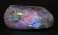 Natural Fluorescent Hackmanite Mineral Polished Tumble UVReactive Gem@Afgh 43gm picture