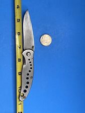 Kershaw Vapor 1640 Silver Pocket Knife Frame Lock Discontinued -Worn cond. #104A picture