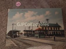 PAXY Train or Station Postcard Railroad RR RAILROAD STATION MIDDLETOWN CONN picture