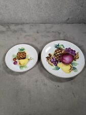 Vintage Set of 2 Hand Painted Colorful Fruits 6