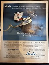 Vintage 1960 Norelco Speedshaver Advertisement (Life Magazine) picture