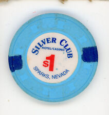 $1 casino chip from the Silver Club, Sparks, Nevada picture