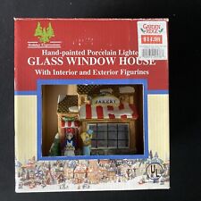 Holiday Expressions Porcelain Lighted  Bakery Shop With Glass Windows picture
