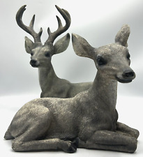 2 Large Deer Figurines 11