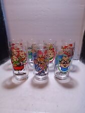 Alvin and the Chipmunks Vintage 1985 (Set Of 8)  mcdonald's Collectors Glasses  picture