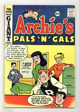 Archie's Pals 'n' Gals #7 VG 4.0 1959 picture