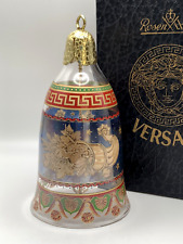 Retired Rosenthal Versace Christmas Bell Ornament w/ Box CHRISTMASTIDE 2000 picture