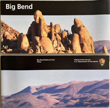 New BIG BEND NP - Texas   NATIONAL PARK SERVICE UNIGRID BROCHURE Map  GPO 2020 picture