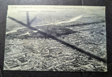 Mint 1914 France RPPC Aviation Postcard Lyon France Aerial View picture