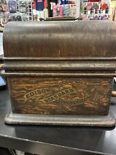 Vintage Thomas Edison Standard Phonograph Works/ Needs New Belt Soon See Desc. picture