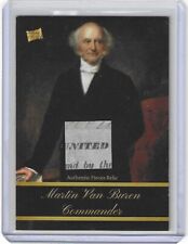 Martin Van Buren 2020 The Bar Pieces of the Past Series 1 Authentic Relic #20 picture