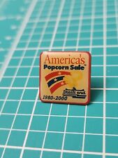 Vtg 2000 Trails End America's Popcorn Sale Gold Tone Lapel Pin picture