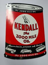 Kendall Can Gas Oil Gasoline Porcelain Sign picture