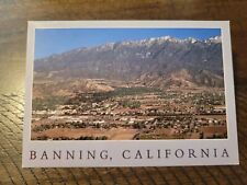 Postcard CA California Banning Riverside County Low Aerial View picture