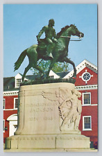 Stonewall Jackson Equestrian Statue Charlottesville VA Postcard 1905 picture