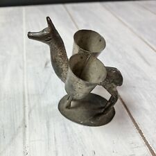 Vintage Silver Plate Llama Figurine Figure Statue 3” picture