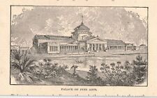 circa 1901 Palace of Fine Arts Lithograph Book Print 2T1-49 picture