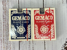 Gemaco Playing Cards Casino Pro Gemback Regular Faces - Red and Blue Box picture