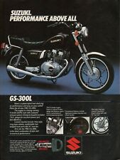 1982 Suzuki GS300L - Vintage Motorcycle Ad picture