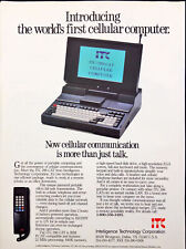 1989 ITC Worlds First Cellular Computer Vintage Print Ad picture