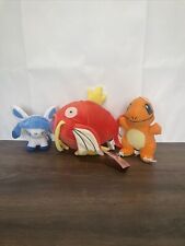 Pokemon Plush Magikarp Charmander Plushie Lot of 3 Stuffed Animal Doll Soft Toy picture