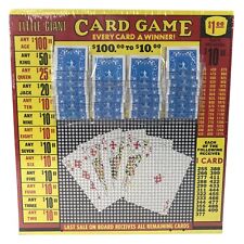 $1.00 LITTLE GIANT CARD Punch Card Money GAME Board Raffle Gambling 1280 Hole picture