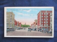 1936 Henderson Kentucky Main Street Postcard & Cancel picture