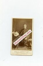 Antique CDV Photo Royalty - H.R.H. Prince Arthur Sitting/Papers -Ontario, Canada picture
