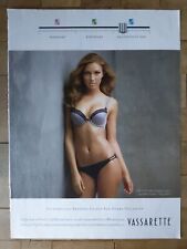 Vassarette 2012 Print Ad Sexy Woman in Bra & Panties Beautiful Model 