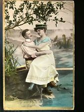 Vintage Postcard 1907-1915 Spooning Romantic Card picture