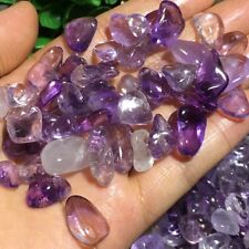 50g  10-18mm Natural Purple white crystal Polished Stones Crystal Healing Brazil picture